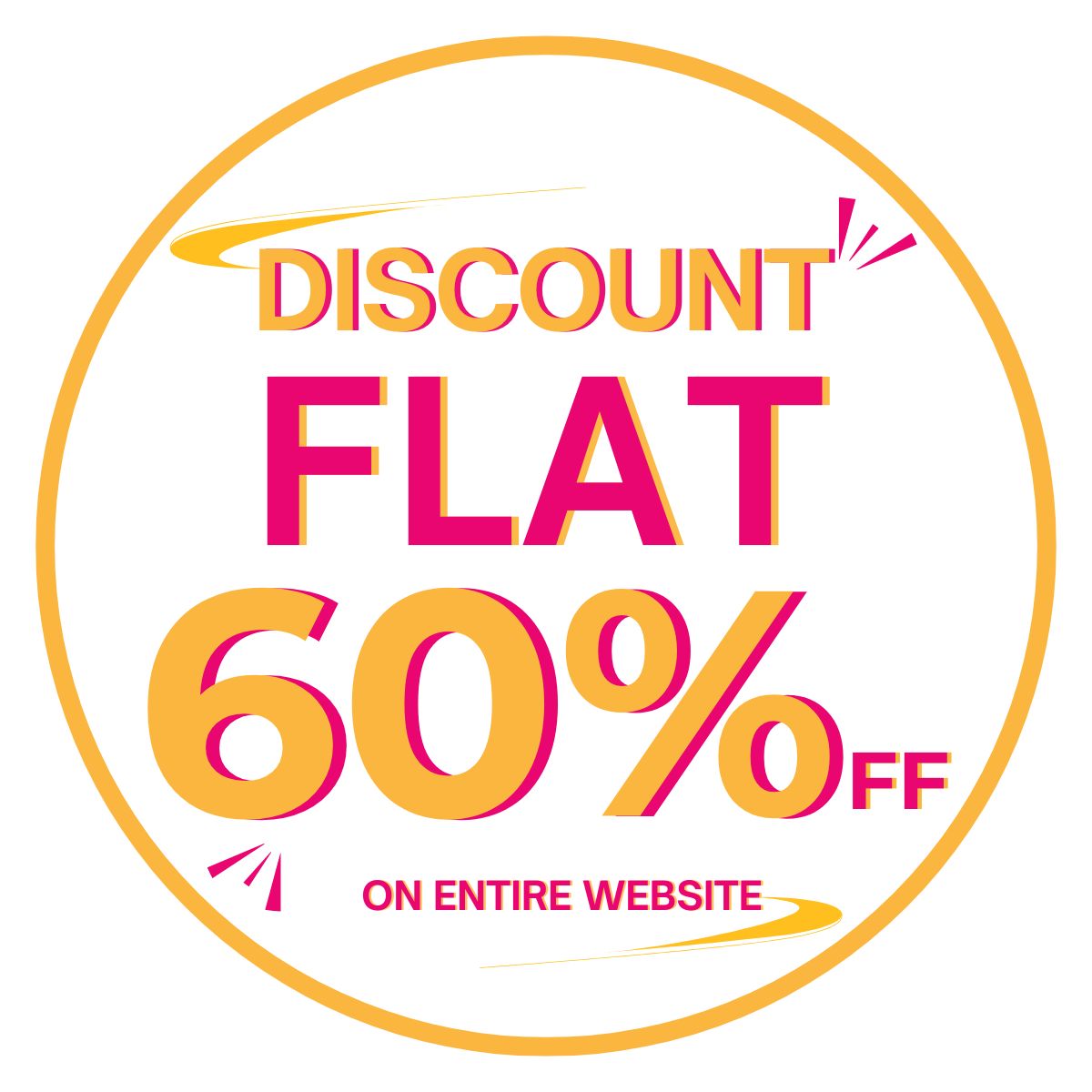 Flat 60% off