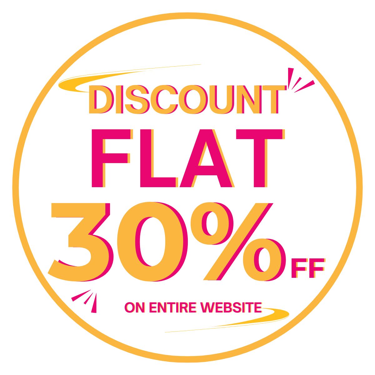 Flat 30% off